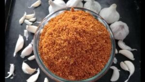 Garlic Idly powder <br>(பூண்டு இட்லி/ <br>சாதப்பொடி )